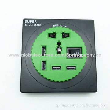 High-quality Super Station USB Charger and Hub with 110-220V AC Input